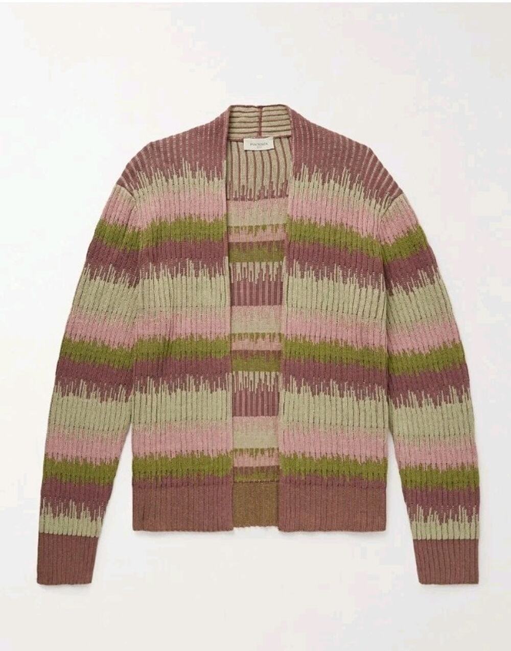 Piacenza 1733 Silk & Linen Blend Cardigan Sweater Size IT 52 Made In Italy Large